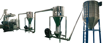 il film plastico deumidifica la macchina di riciclaggio a macchina del granulatore del granulatore di plastica a macchina della pelletizzazione 2